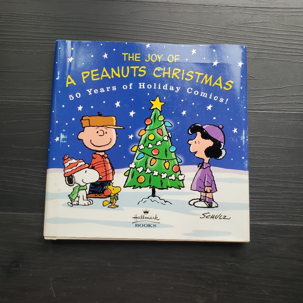 Hallmark The Joy of a Peanuts Christmas Hardcover Book